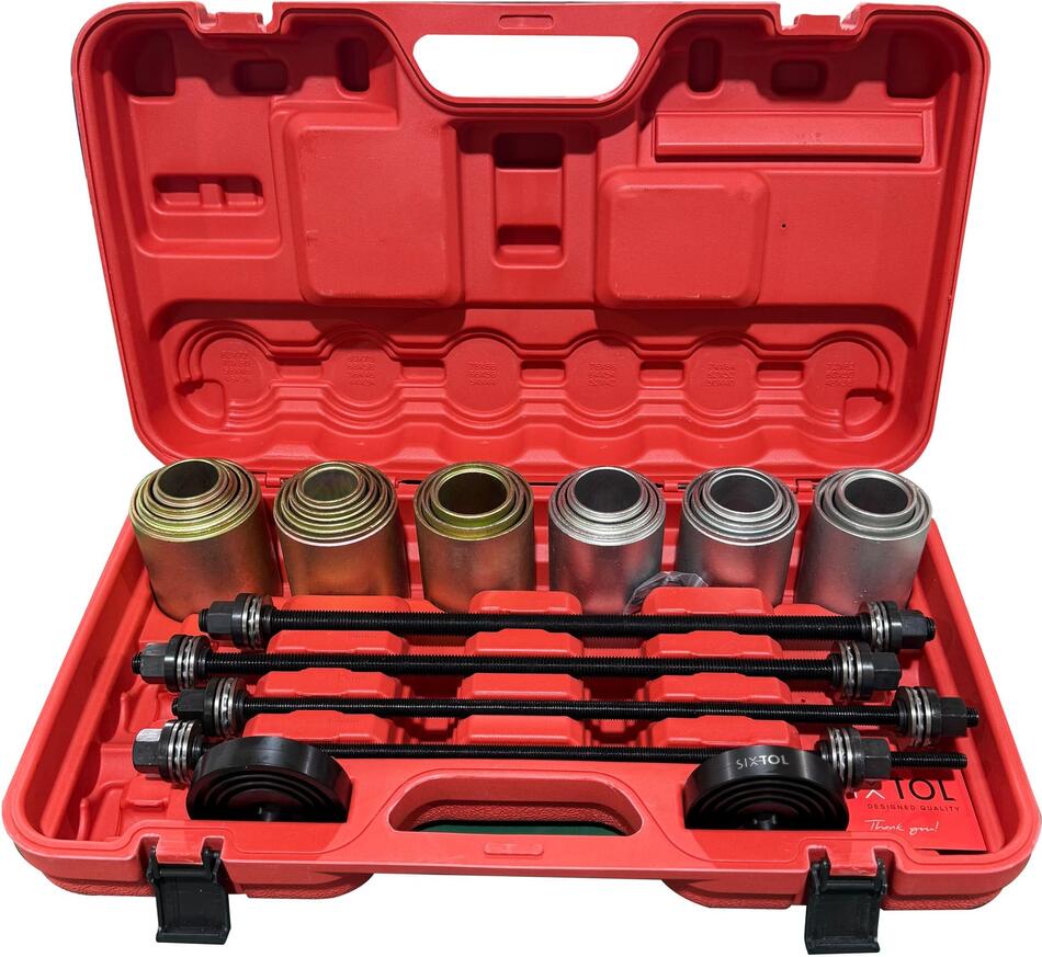 Sada na lisování a stahování ložisek a pouzder MECHANIC PULLER SET 4, 27 ks SIXTOL