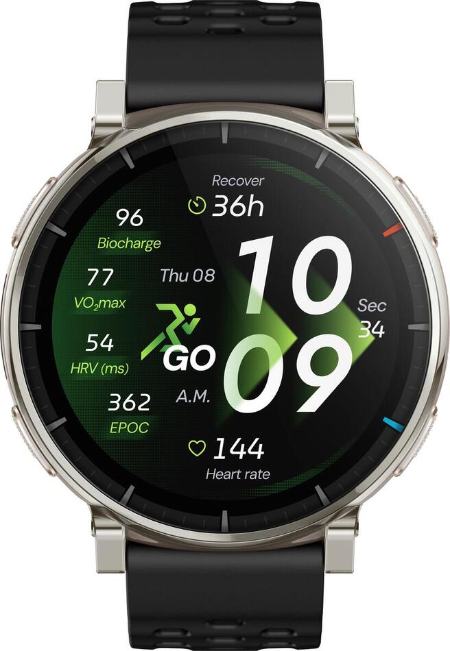 Chytré hodinky Amazfit Active 3 Premium Apex Silver