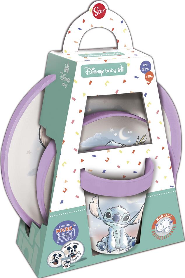 STOR dětská sada nádobí STITCH 3ks
