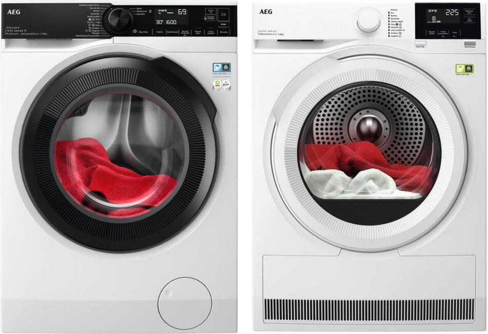 SET Pračka AEG LFR73164OC + Sušička prádla AEG 8000 AbsoluteCare® TR8182C