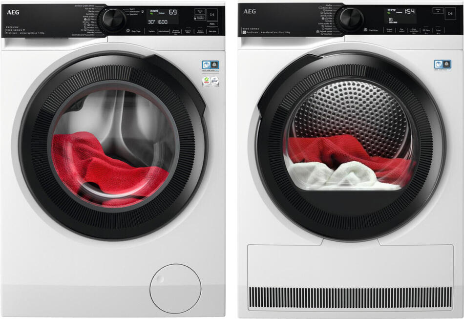 SET Pračka AEG LFR73164OC + Sušička prádla AEG TR939M4ZC