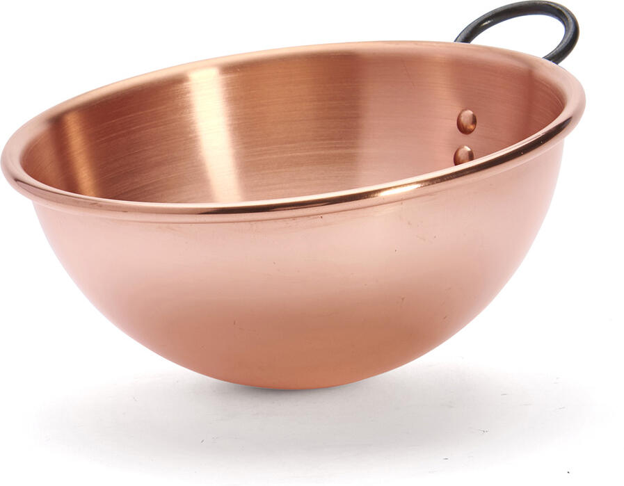 Miska de Buyer, 6580.20, měděná, robustní, na bílky, 20 cm