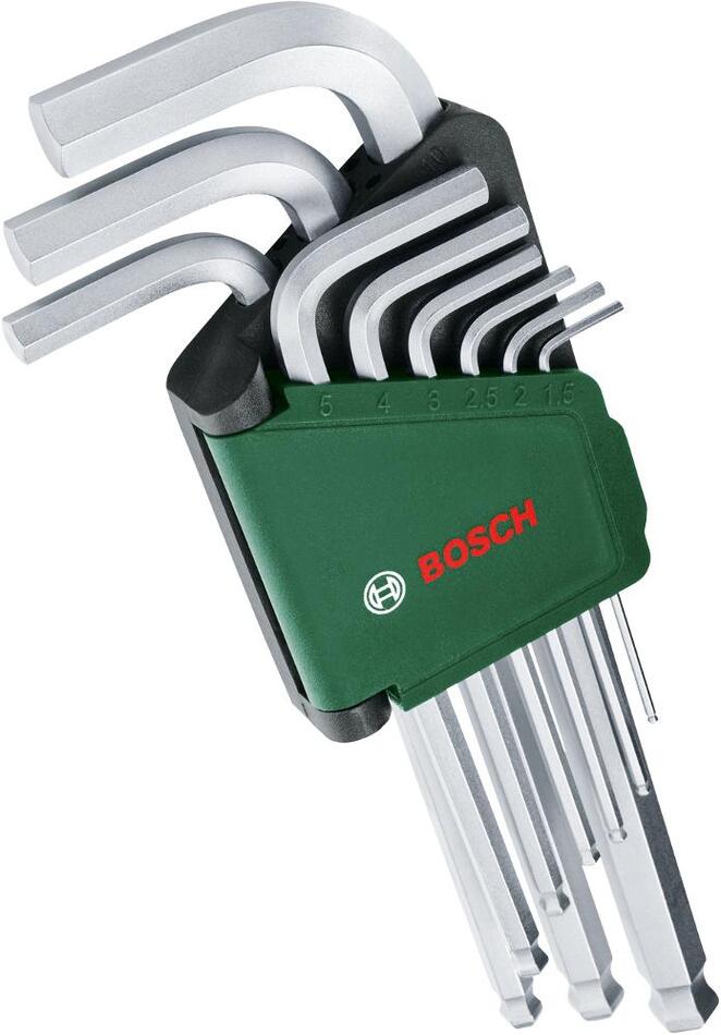 Sada nářadí Bosch Sada klíčů Hex - 9ks 1.600.A03