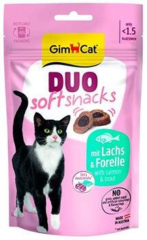 GimCat Duo Soft Snacks losos&pstruh 50g