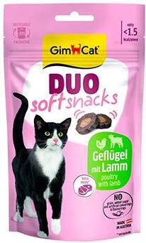 GimCat Duo Soft Snacks drůbeží&jehně 50g