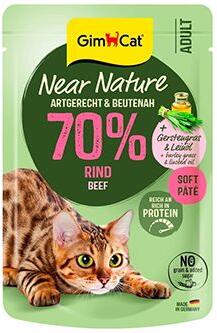 GimCat Near Nature kapsa hovězí 85g