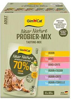 GimCat Near Nature kapsa mix 6x85g