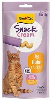 GimCat Snack Cream kuře 6x15g