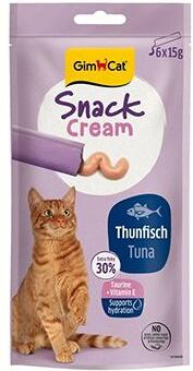 GimCat Snack Cream tuňák 6x15g