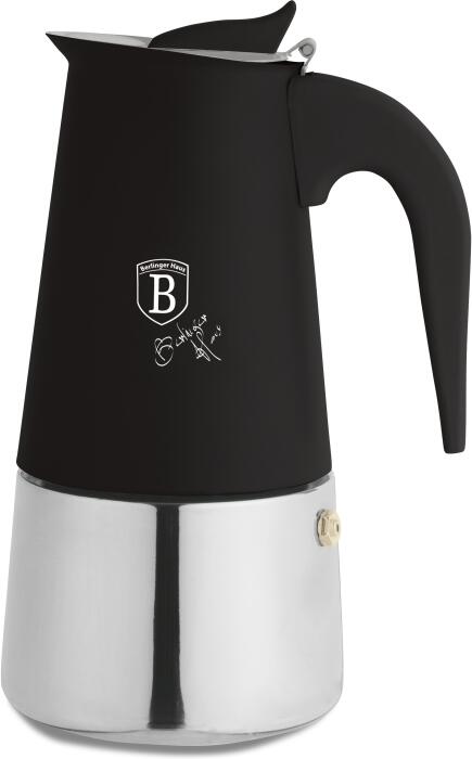 BERLINGERHAUS Moka konvička indukce 6 šálků Matte Black Collection BH-8912
