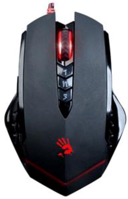 A4tech Bloody V8M, herní myš V-Track + CORE 2, 3200 DPI, USB, černá (V8M-P3104)