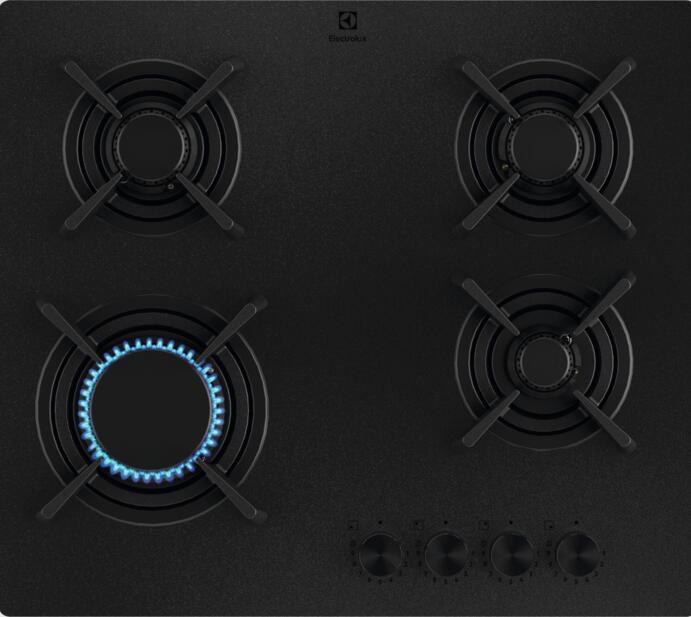 Plynová deska Electrolux KGG643723L 700 GasonGlass