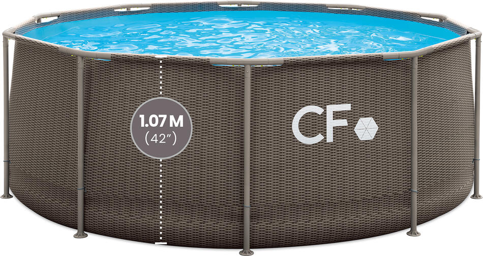 Bazén CF FRAME ratan, 305 x 107 cm