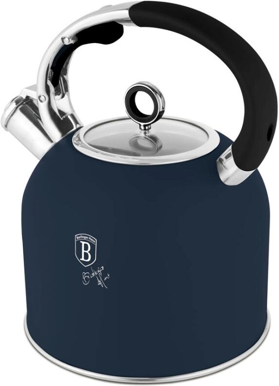 BERLINGERHAUS Konvice pískací se skleněným víkem 3 L Deep Sea Collection BH-8918