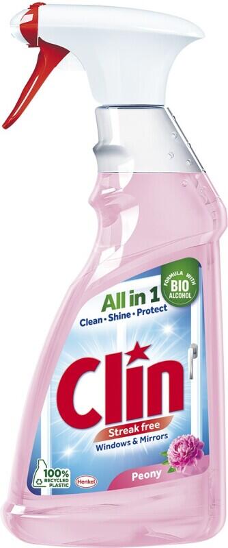 Clin Pivoňka čistič oken a skleněných povrchů, 500 ml