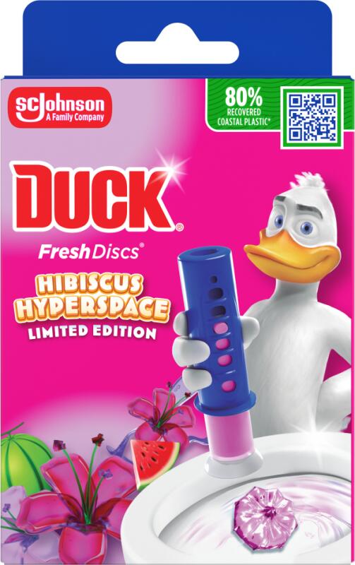 Duck WC blok Fresh Discs Hibiscus Hyperspace, 36 ml