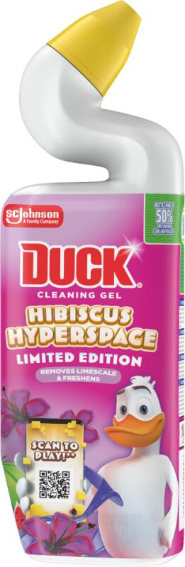 Duck Hibiscus Hyperspace WC gel do toalety, 750 ml