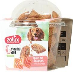 Pochoutka pes CRUNCHY Losos 75g Zolux