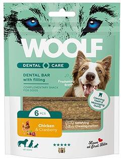 WOOLF Dental Care Bar with Chicken&Cranberry 108g/6ks