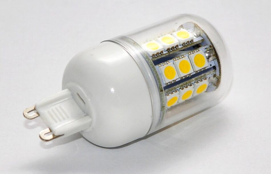 Žárovka G21 LED G9-27SMD, 230V, 4W, 380lm, teplá bílá