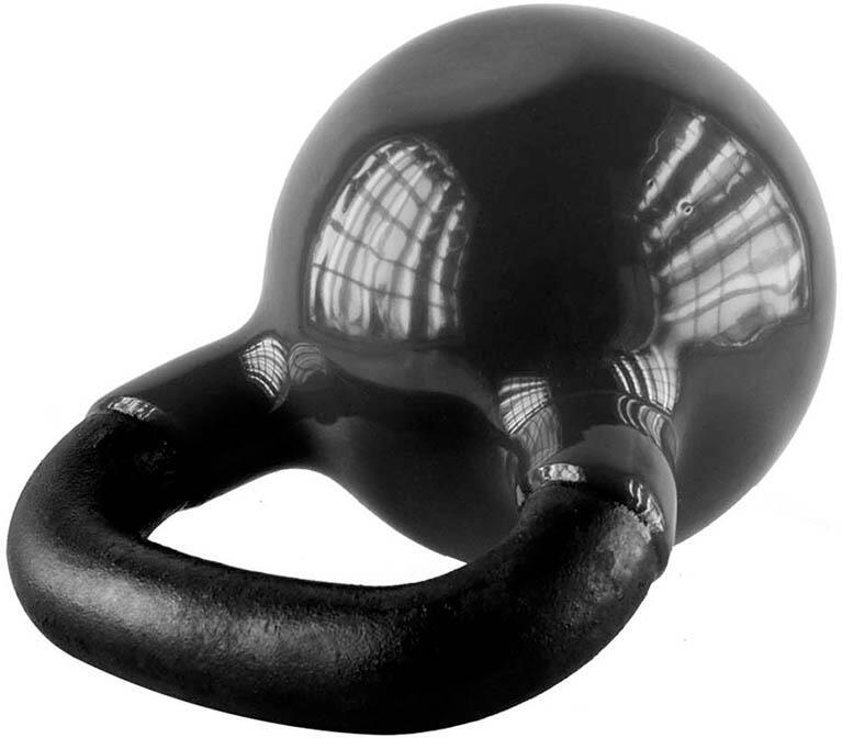 Kettlebell pokrytý vinylem HMS KNV06 6 kg, černý