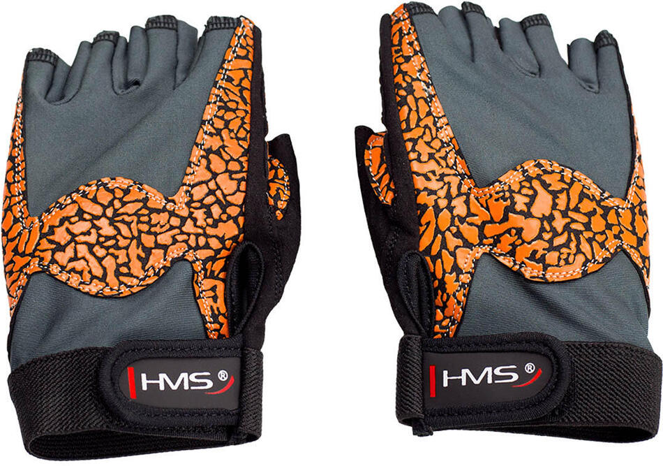FITNESS RUKAVICE ORANŽOVÉ RST03 HMS
