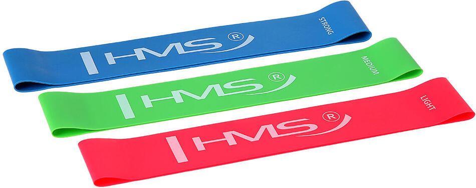 Sada fitness gum HMS GU04 Slim Set