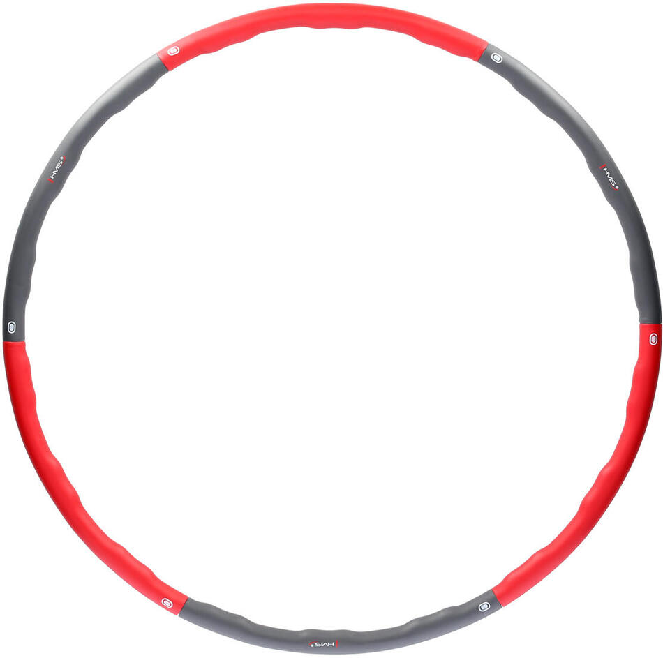 Hula hoop obruč HMS HHP002 červená, 100 cm