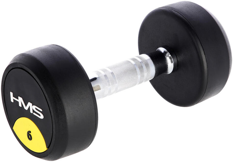 Pogumovaná jednoruční činka HMS HG Pro 6 kg