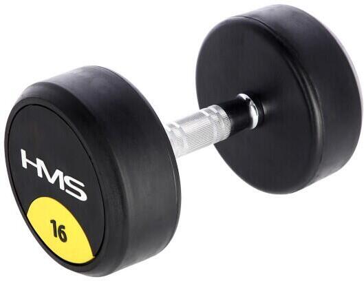 Pogumovaná jednoruční činka HMS HG Pro 16 kg