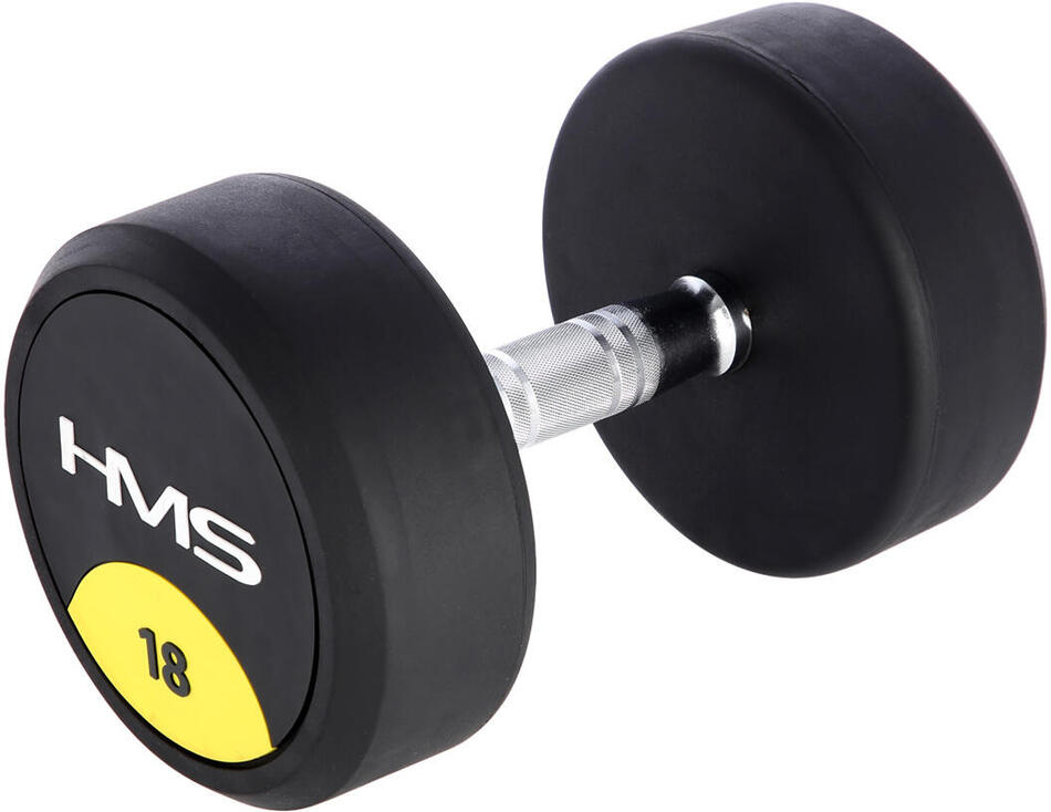 Pogumovaná jednoruční činka HMS HG Pro 18 kg