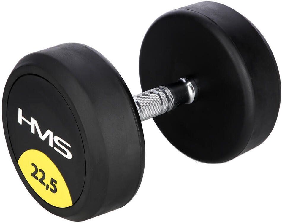 Pogumovaná jednoruční činka HMS HG Pro 22,5 kg