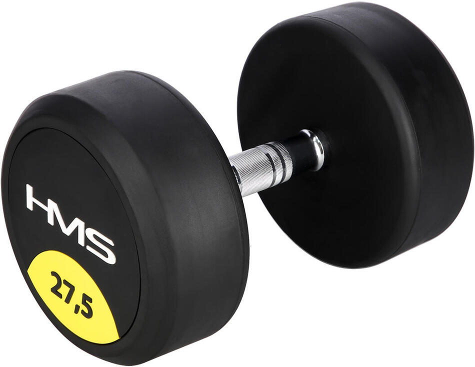 Pogumovaná jednoruční činka HMS HG Pro 27,5 kg