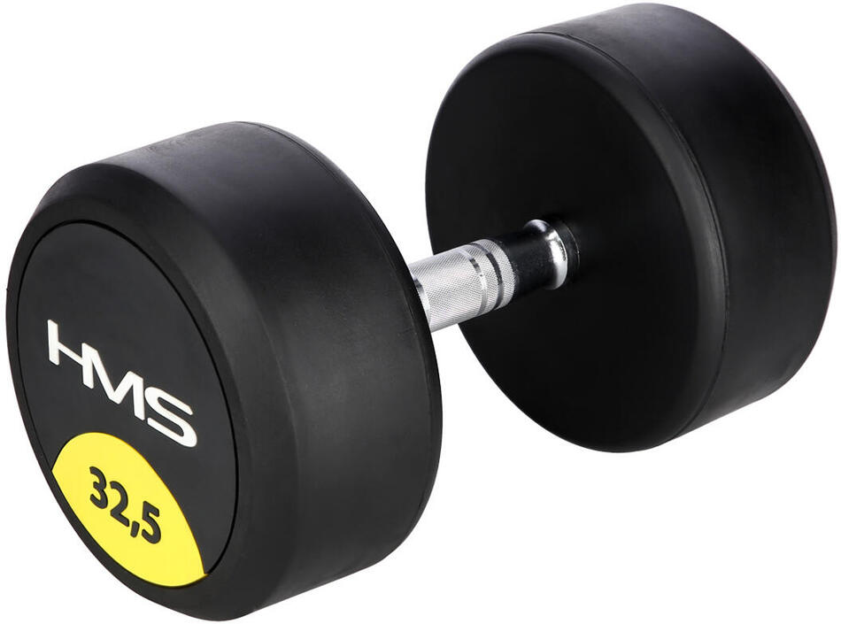 Pogumovaná jednoruční činka HMS HG Pro 32,5 kg