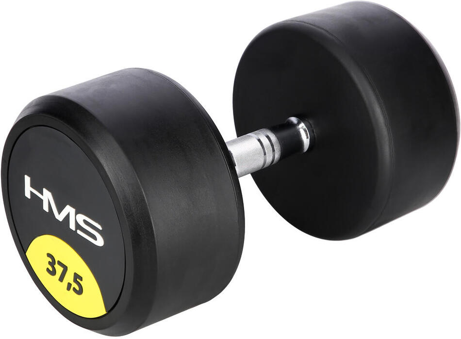 Pogumovaná jednoruční činka HMS HG Pro 37,5 kg
