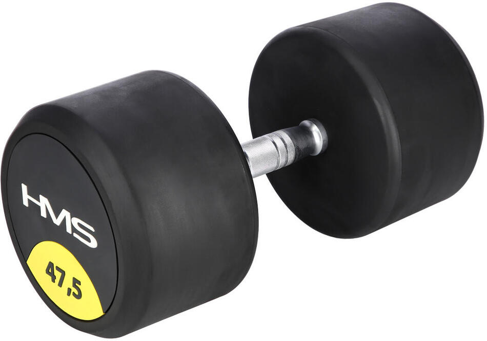 Pogumovaná jednoruční činka HMS HG Pro 47,5 kg