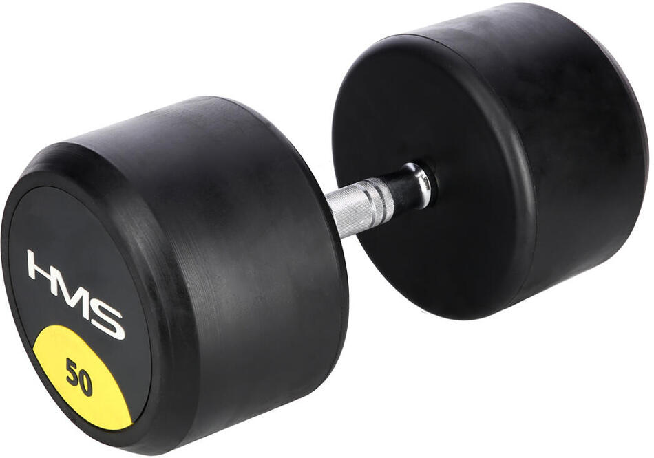Pogumovaná jednoruční činka HMS HG Pro 50 kg