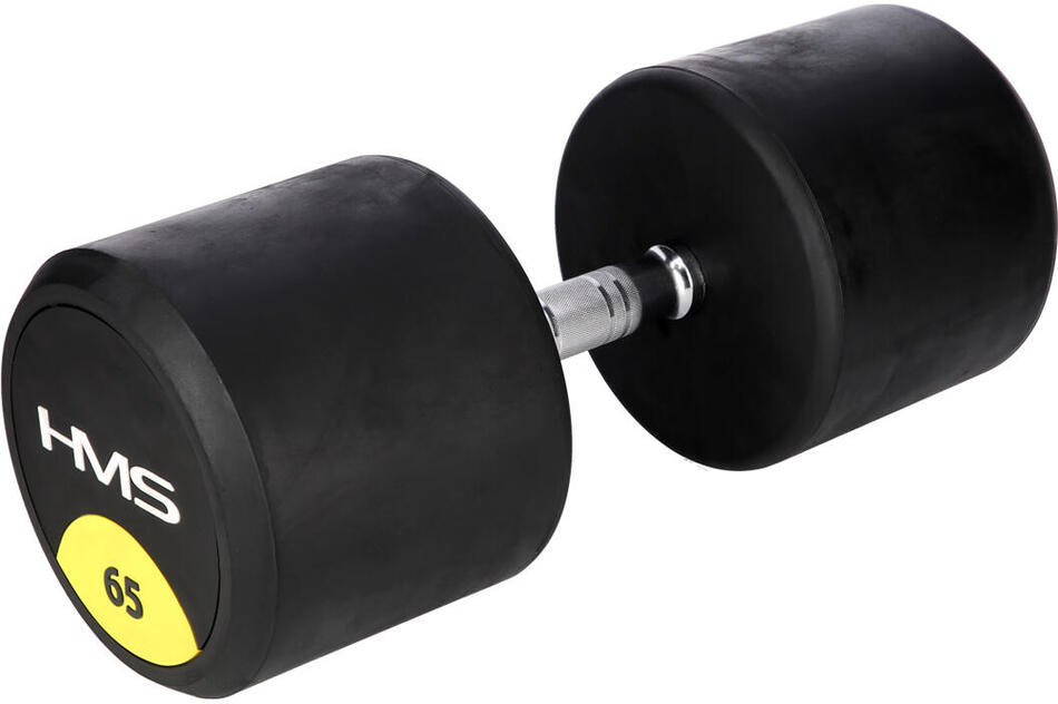 Pogumovaná jednoruční činka HMS HG Pro 65 kg