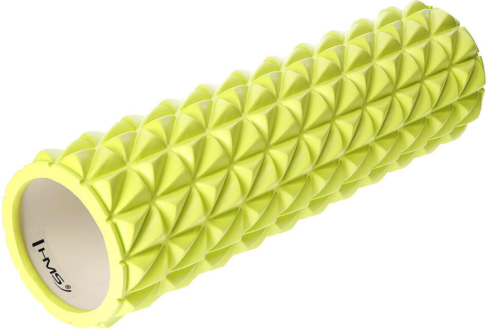 Fitness válec HMS FS205 45 cm, žlutý