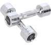 Chromované činky HMS CHD02 2 x 2 kg