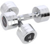Chromované činky HMS CHD04 2 x 4 kg