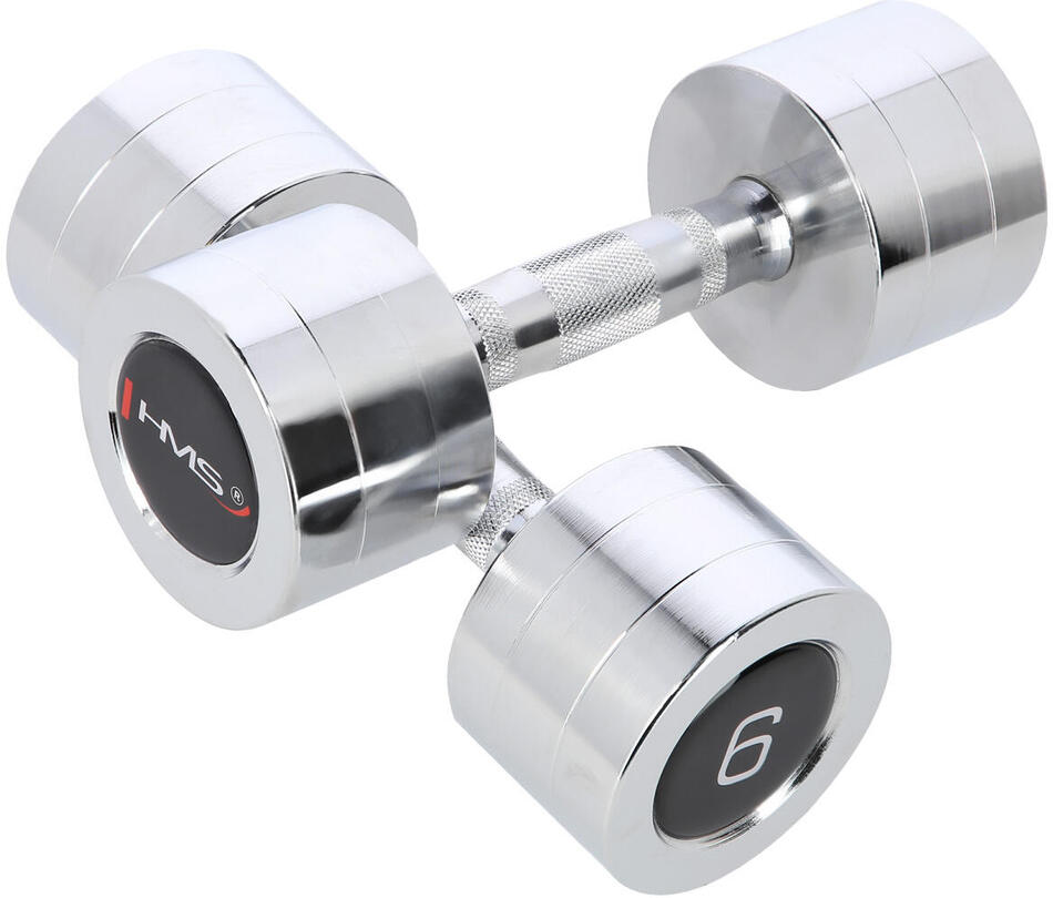 Chromované činky HMS CHD06 2 x 6 kg