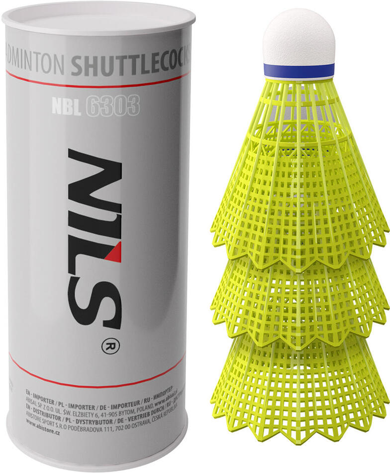 Badmintonové míčky NILS NBL6303 3 ks