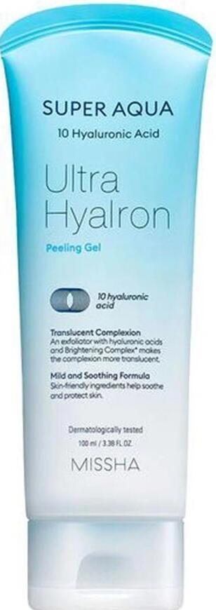 Peeling Missha Super Aqua Ultra Hyalron Peeling Gel, 100 ml
