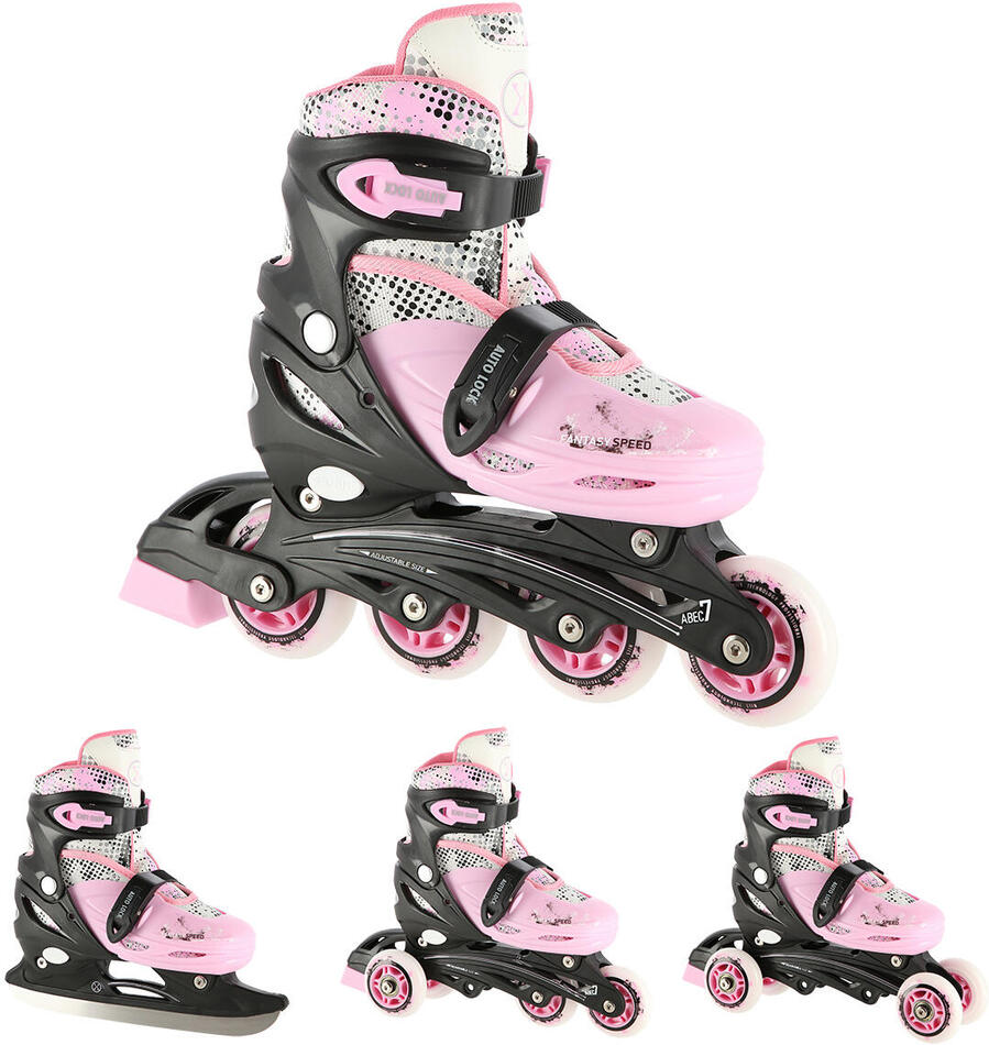 Brusle NILS Extreme NH18331 4v1 růžové