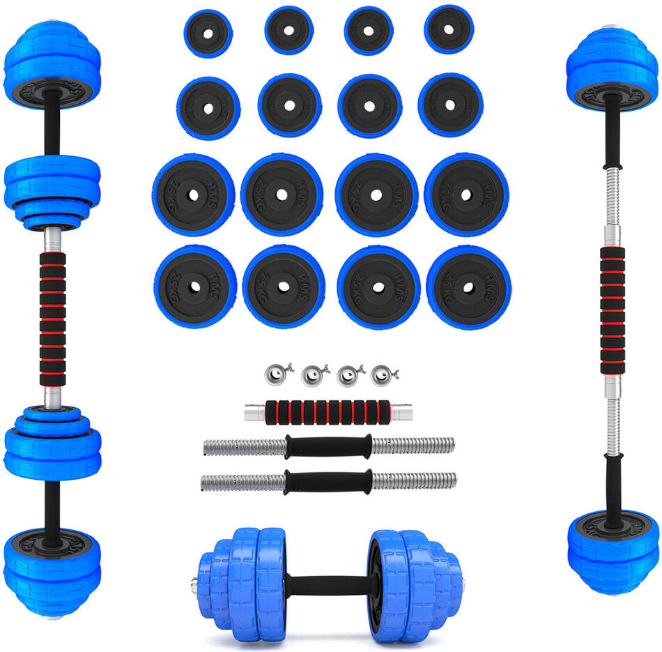 Činkový set HMS SGG30BAR 2x15 kg litina