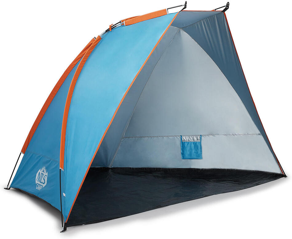 Plážový stan NILS Camp NC8030 modrý-oranžový