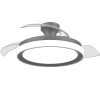 Bliss DC stropní ventilátor a svítidlo 28W+35W černý Philips