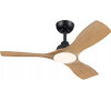 Olas stropní ventilátor a svítidlo 30W+24W černá a dřevo Philips