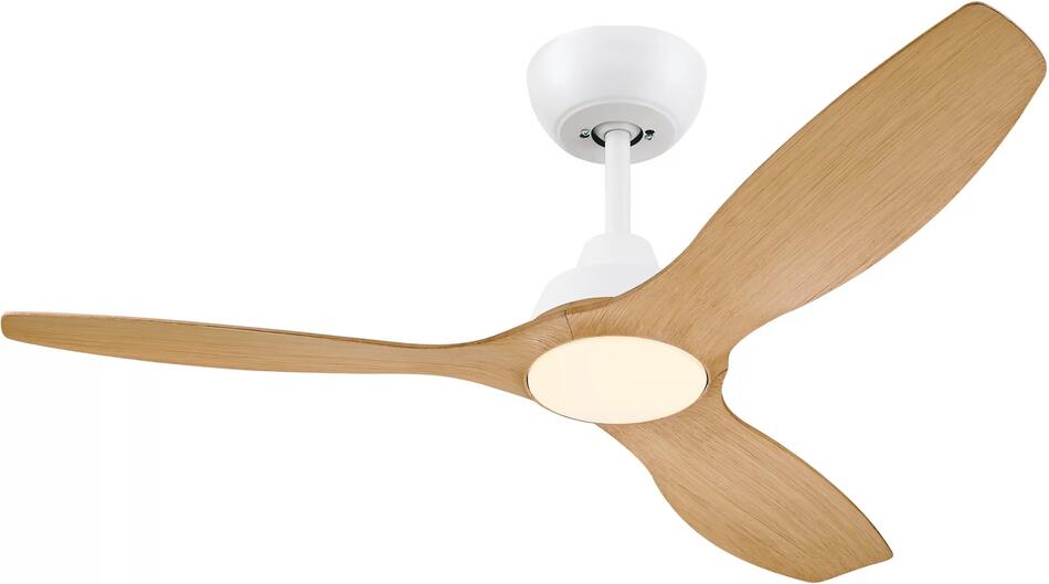 Olas stropní ventilátor a svítidlo 35W+24W bílá a dřevo Philips